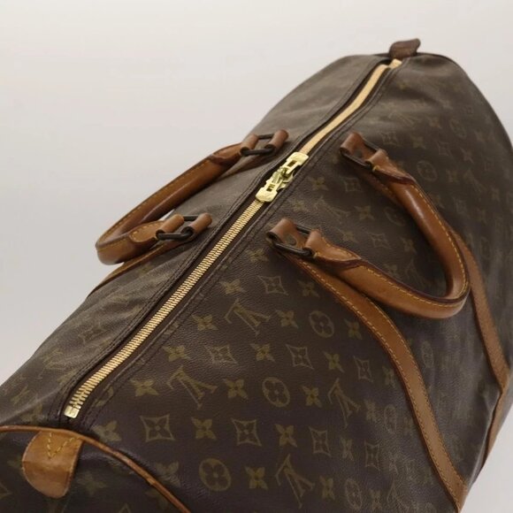 LOUIS VUITTON Monogram Keepall 60 Boston Bag M41422 LV Auth 133562 - Picture 7 of 16